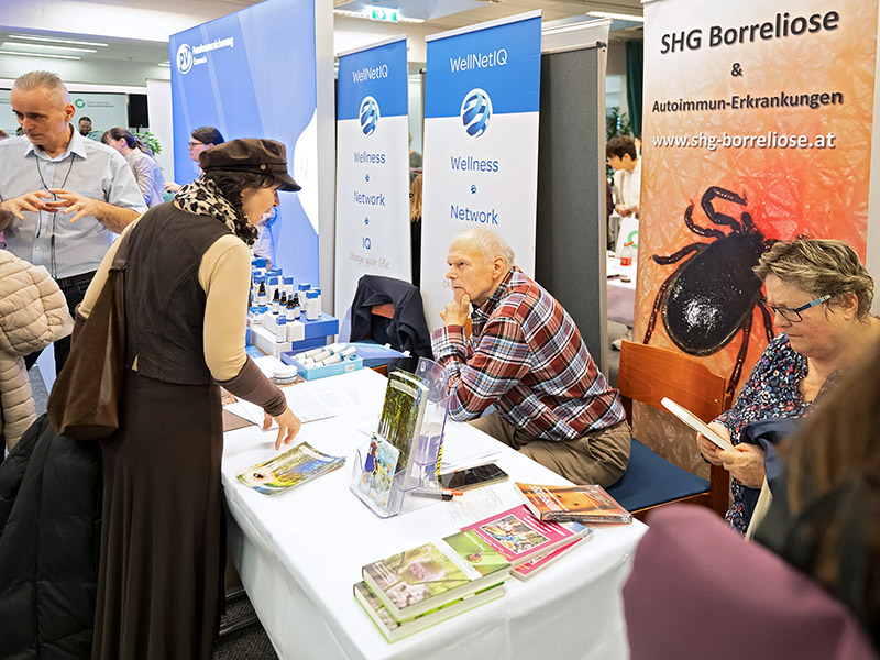 In interessanten Gesprächen zeigte sich für SGH-Obmann Rudolf Buchinger, dass betreffend "Borreliose" viel Unklarheit besteht.